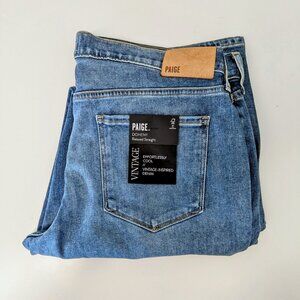 PAIGE Doheny Relaxed Straight Jeans (Cartwright) – Size 34 (Fits Like 36) - NWT